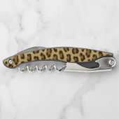 Tire-bouchon Motif de peau Poster de animal léopard (Dos)