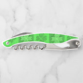 Tire-bouchon Motif de trèfle vert (Dos)