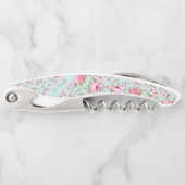 Tire-bouchon Motif des fleurs d'aquarelle Chic Spring (Devant)