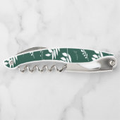 Tire-bouchon motif feuille (Dos)