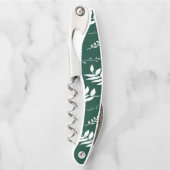Tire-bouchon motif feuille (Devant)