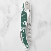Tire-bouchon motif feuille (Dos)