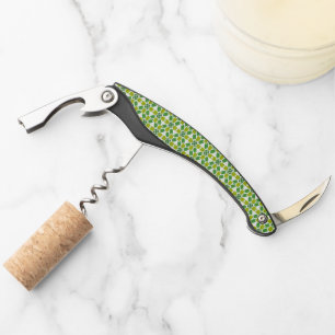 Tire-bouchon Motif Feuille, Motif De Feuilles, Feuilles Verts