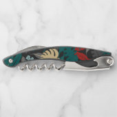 Tire-bouchon Motif Feuille tropical (Dos)