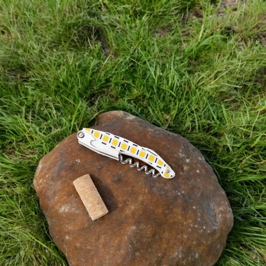 Tire-bouchon Motif jaune