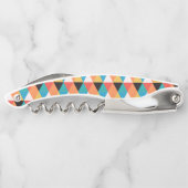 Tire-bouchon Motif triangle multicolore (Dos)