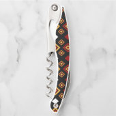 Tire-bouchon Motif triangulaire géométrique (Devant)