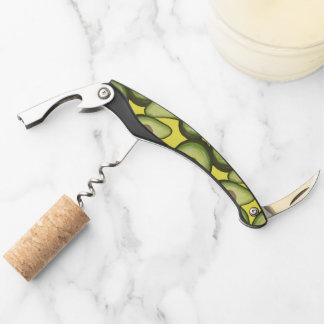 Tire-bouchon Motif Vegan Avocado frais et gourmand