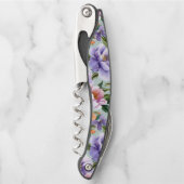 Tire-bouchon Muted Colorful Flowers Boho flower  (Devant)