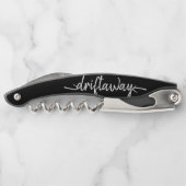 Tire-bouchon nautique DRIFT AWAY lettrage script (Dos)