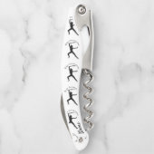 Tire-bouchon Ninja Swordswoman Silhouette Thunder_Cove (Dos)