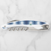 Tire-bouchon Noël bonhomme de neige SlipperyJoe foulard vert m (Dos)