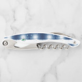 Tire-bouchon Noël bonhomme de neige SlipperyJoe foulard vert m (Devant)