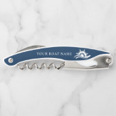 Tire-bouchon Nom du bateau nautique Roue du navire (Dos)