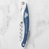 Tire-bouchon Nom du bateau nautique Roue du navire (Devant)