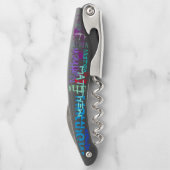 Tire-bouchon Nom extensible personnalisé 7 lettres Corkvis (Dos)