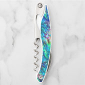 Tire-bouchon Nouvelle-Zélande Abalone Paua Shell Motif 1 (Devant)