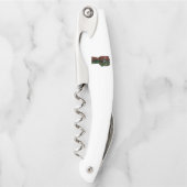 Tire-bouchon orgueil noir poing vert rouge pan drapeau africain (Devant)