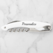 Tire-bouchon Ouverture de bouteille de bouchon de bouchon perso (Dos)