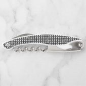 Tire-bouchon Ouverture de bouteille de bouchon noir et blanc (Dos)