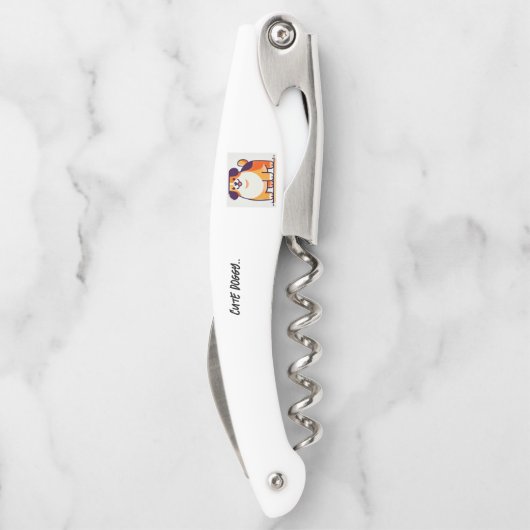 Tire-bouchon Ouverture de bouteille de chien mou (Dos)