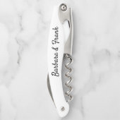 Tire-bouchon Ouverture de bouteille de vin en liège pliable pou (Dos)