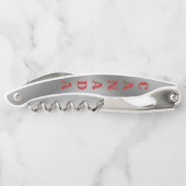 Tire-bouchon Ouverture de bouteille personnalisée pour visseuse (Dos)