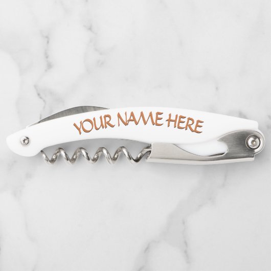 Tire-bouchon Ouverture de la bouteille de feuille d'érable sur (Dos)