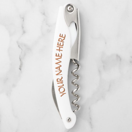 Tire-bouchon Ouverture de la bouteille de feuille d'érable sur (Dos)