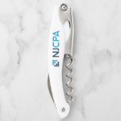 Tire-bouchon Ouverture de la bouteille de logo NJCPA (Dos)