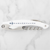 Tire-bouchon Ouverture de vin de bouchon à l'ancre marine (Devant)