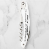 Tire-bouchon Ouverture personnalisée de la bouteille à bouchon  (Devant)