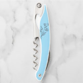 Tire-bouchon Ouvrage Rustique Dusty Blue Wine Botter (Devant)