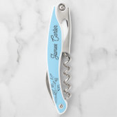 Tire-bouchon Ouvrage Rustique Dusty Blue Wine Botter (Dos)