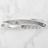 Tire-bouchon Papillon à bijoux en or (Devant)