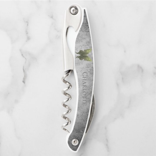 Tire-bouchon Papillon vert bijoux (Devant)