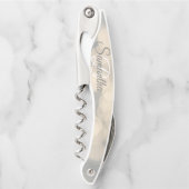 Tire-bouchon Parties scintillant Monogramme de fond Stylisée vi (Devant)