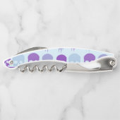 Tire-bouchon Patterns de Purple and Blue melting skulls (Dos)