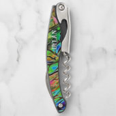 Tire-bouchon Paua Shell naturel Abalone Personnalisé (Dos)