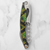 Tire-bouchon Peau de serpent perlé (Dos)