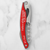 Tire-bouchon Père de la chambre Rouge Mariage Favoriser les Vis (Dos)