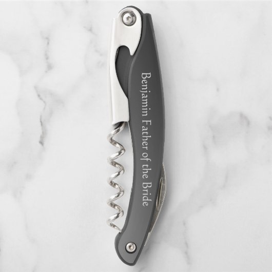 Tire-bouchon Père de la mariée (Devant)