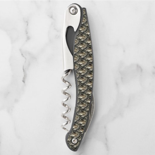 Tire-bouchon Perles dorées (Devant)