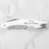 Tire-bouchon personnalisé du garçon d'honneur Serv (Dos)