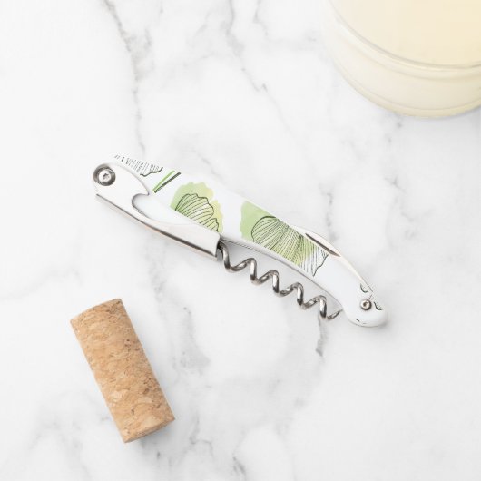 Tire-bouchon Pétales verts (Devant)