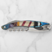 Tire-bouchon phare rayé rouge et blanc (Dos)