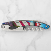 Tire-bouchon phare rayé rouge et blanc (Devant)