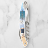 Tire-bouchon Photo et texte personnalisés - Votre propre concep (Dos)