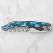 Tire-bouchon Pierres en verre Aqua (Dos)