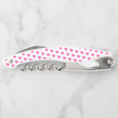 Tire-bouchon Pink Hearts Waiter's Corkvis - Amour (Dos)